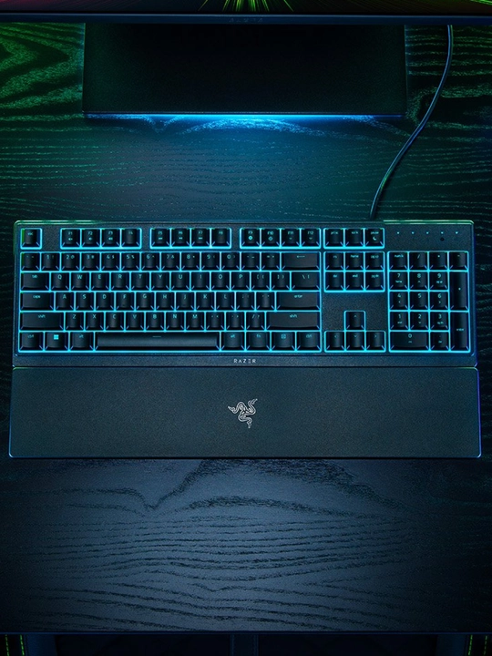 Simli oyin klaviaturasi Razer Ornata V3, 104 tugma, RGB RZ03-04460800-R3R1