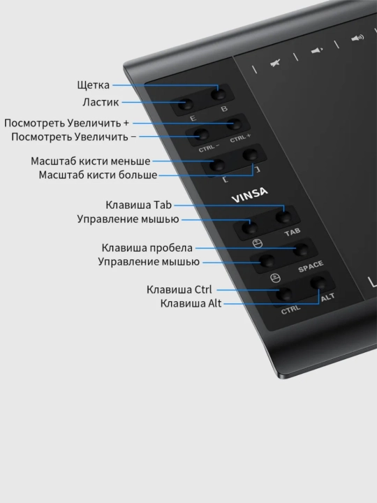 Графический планшет для рисования, 250*150 мм, для компьютера, телефона и ноутбука