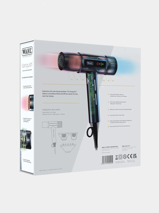 Профессиональный лёгкий фен для волос Wahl Vanquish 4321-0470