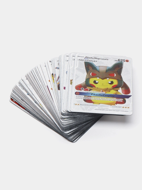 Pokemon va futbolchi kartalari to'plami, 10 dona
