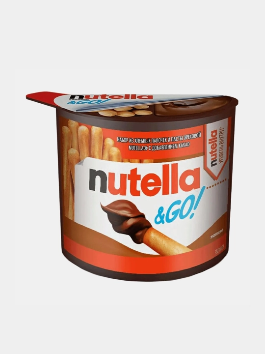 Yong'oq pastasi Nutella & GO, qo'shilgan kakao bilan, 52 g - 
