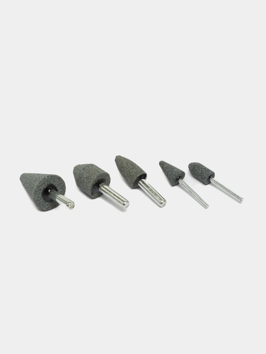 Jilvirlash toshlari, 10 dona, 3 mm va 6 mm, abraziv sharoshkalar