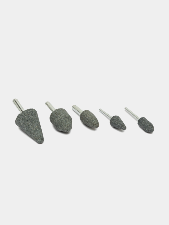 Jilvirlash toshlari, 10 dona, 3 mm va 6 mm, abraziv sharoshkalar