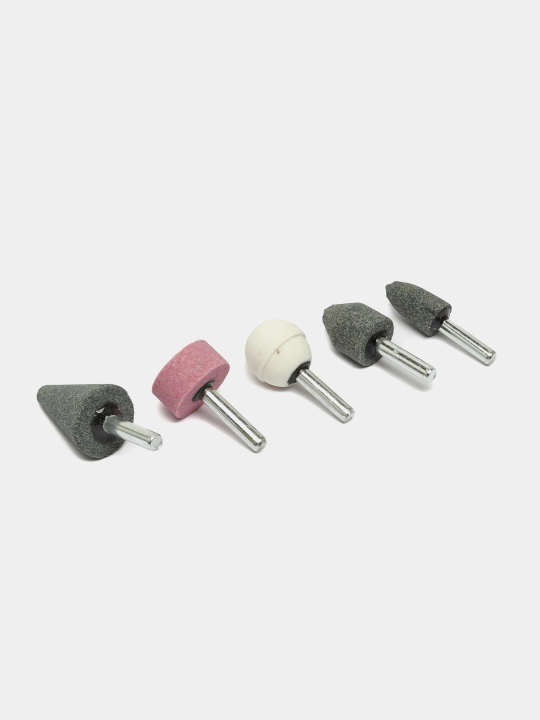 Jilvirlash toshlari, 5 dona, 6 mm, abraziv sharoshkalar