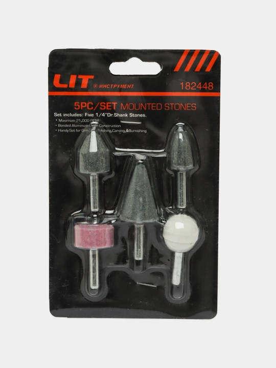 Jilvirlash toshlari, 5 dona, 6 mm, abraziv sharoshkalar - 