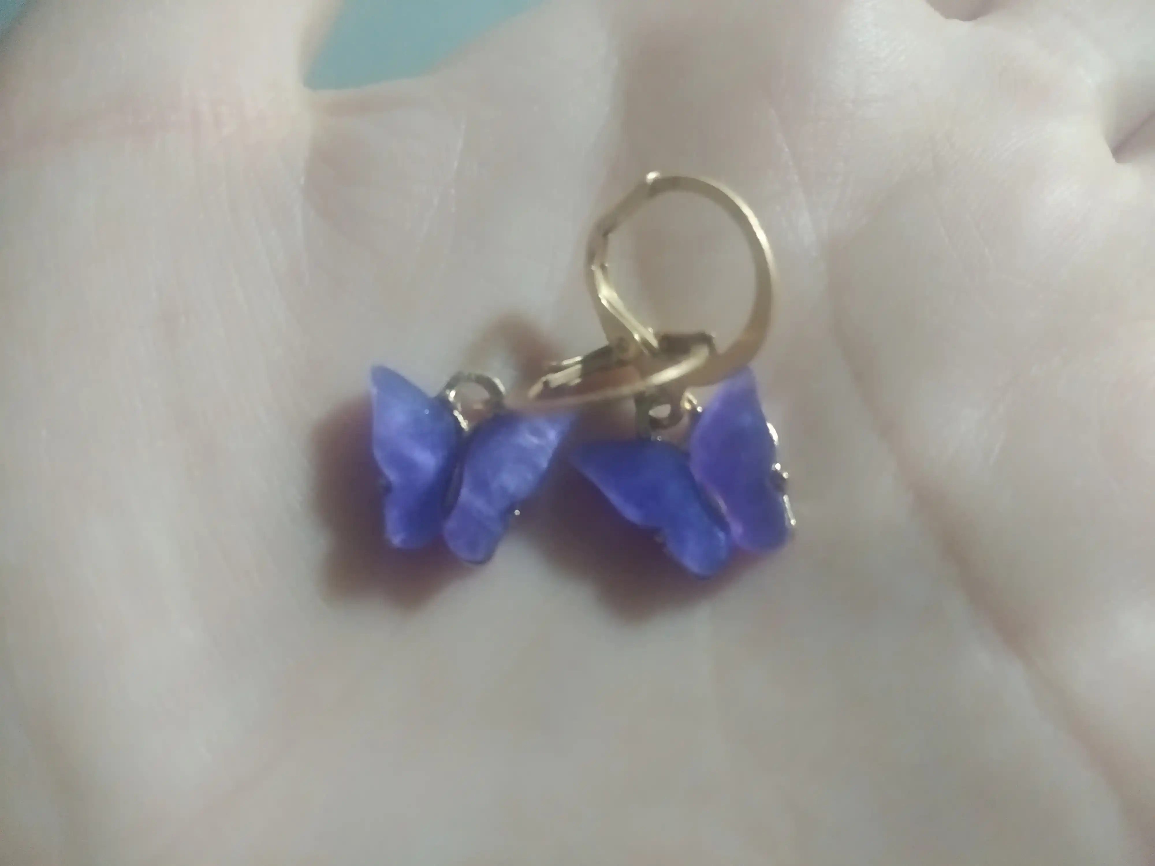 Серьги женские с бабочками