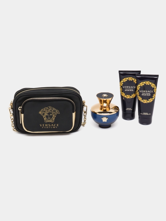 Парфюмированная вода для женщин, VERSACE DYLAN BLUE, набор, Италия - 