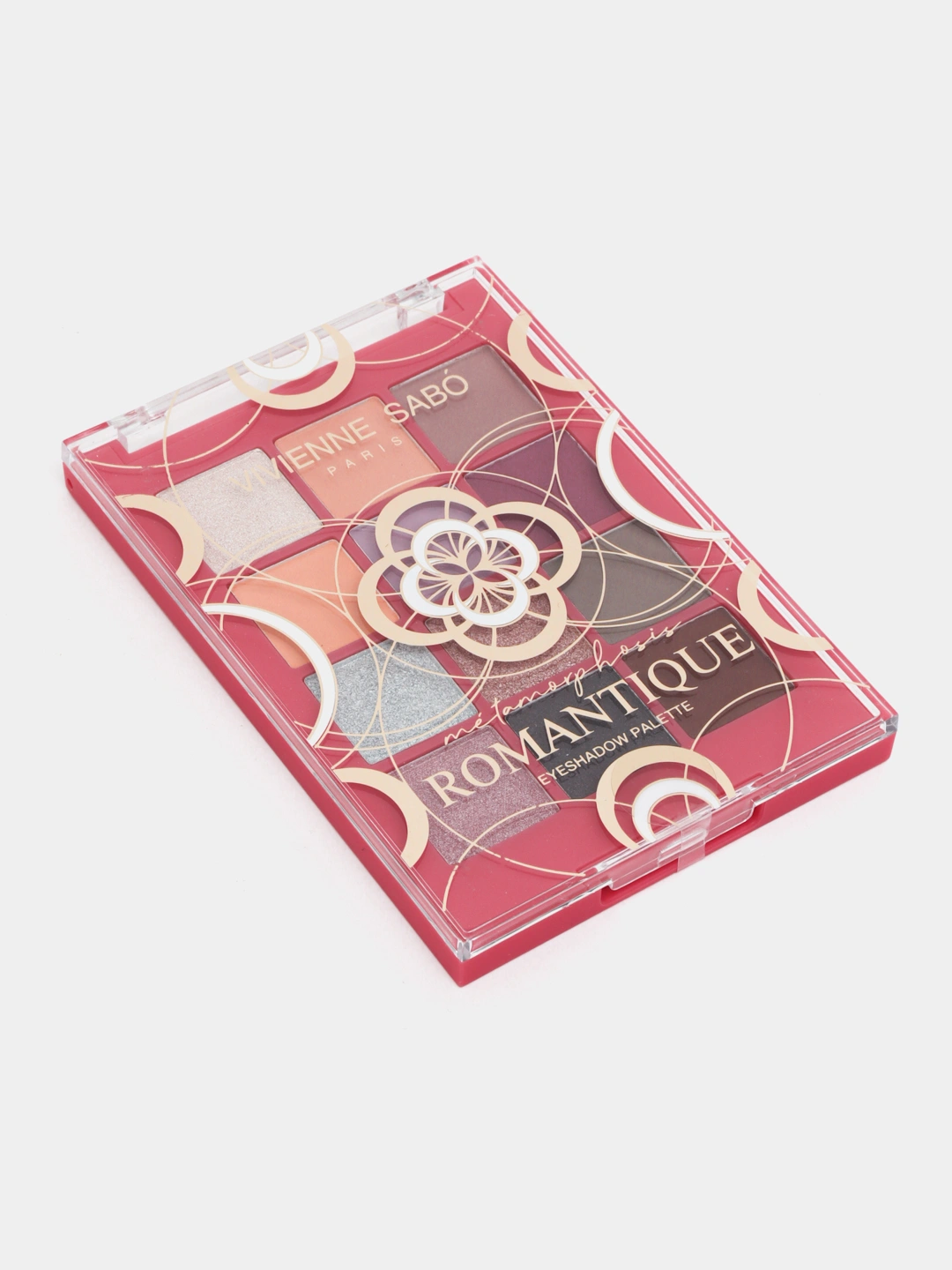 Vivienne Sabo Lidschatten-Palette „Romantique“ – 12 Farben, Pariser Charme, Für Zarte Looks