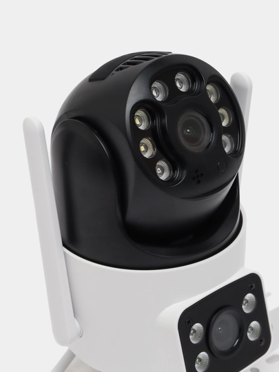 Wifi camera Уличная двойная Wi-Fi камера с датчиком движения и ночной съемкой