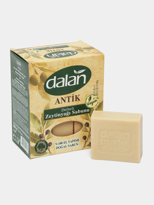 Dalan Antique tabiiy sovuni, 150 g, 3 dona to‘plam, dafna yaprog‘i ekstrakti