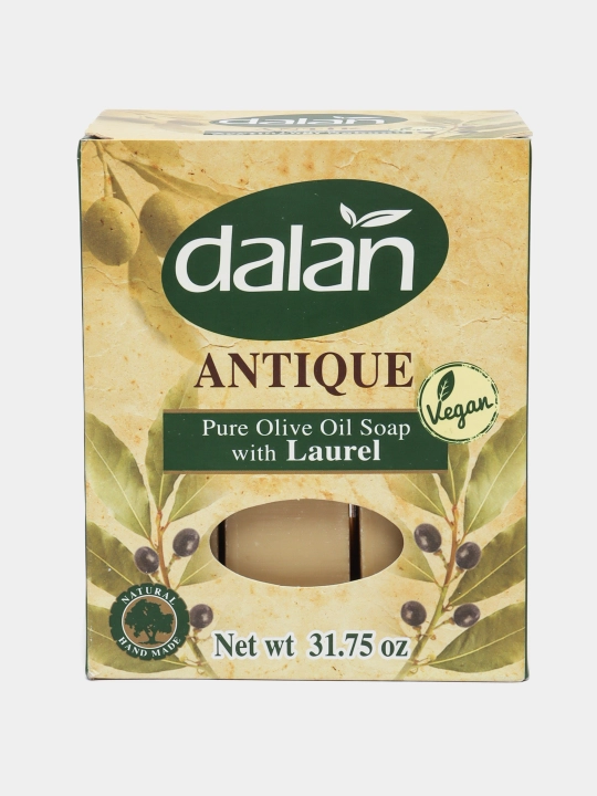 Dalan Antique tabiiy sovuni, 150 g, 3 dona to‘plam, dafna yaprog‘i ekstrakti - 