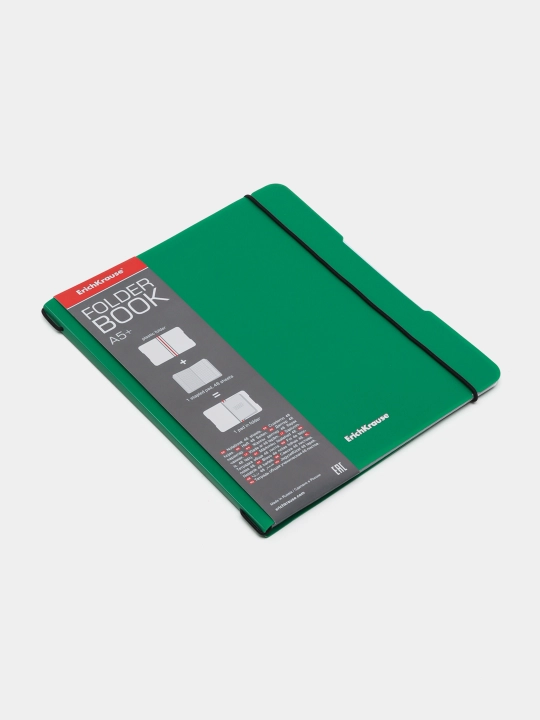 Тетрадь FolderBook Classic, зеленый, А5+, 48 листов, клетка 48018 q0000053661