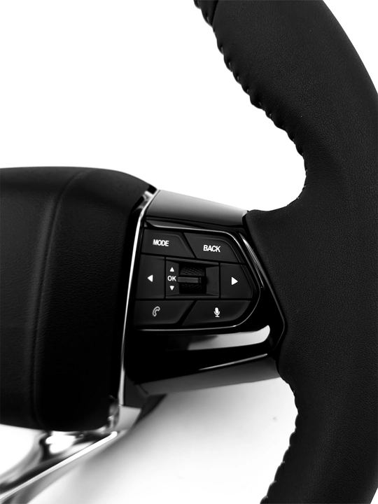 Руль для всех автомобилей, кожаный, универсальный, Spark, Damas, Nexia 1, 2, 3, Gentra, Lacetti