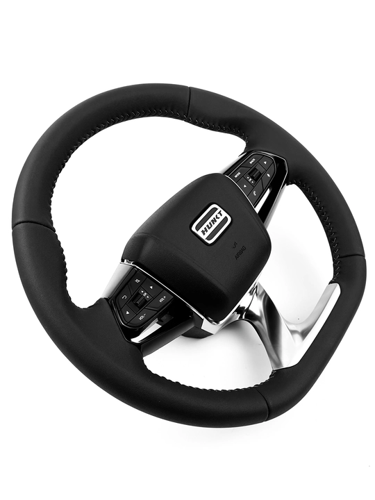Руль для всех автомобилей, кожаный, универсальный, Spark, Damas, Nexia 1, 2, 3, Gentra, Lacetti