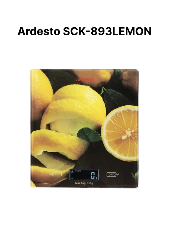 Электронные кухонные весы Ardesto, вес до 5 кг, батарейка в комплекте