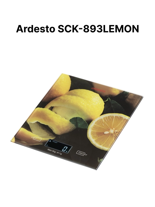 Электронные кухонные весы Ardesto, вес до 5 кг, батарейка в комплекте