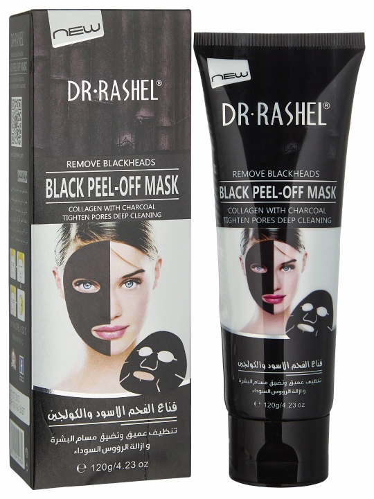 Отшелушивающая маска с бамбуковым углем, Dr. Rashel Bamboo Charcoal Peel Off Mask, 120 ml