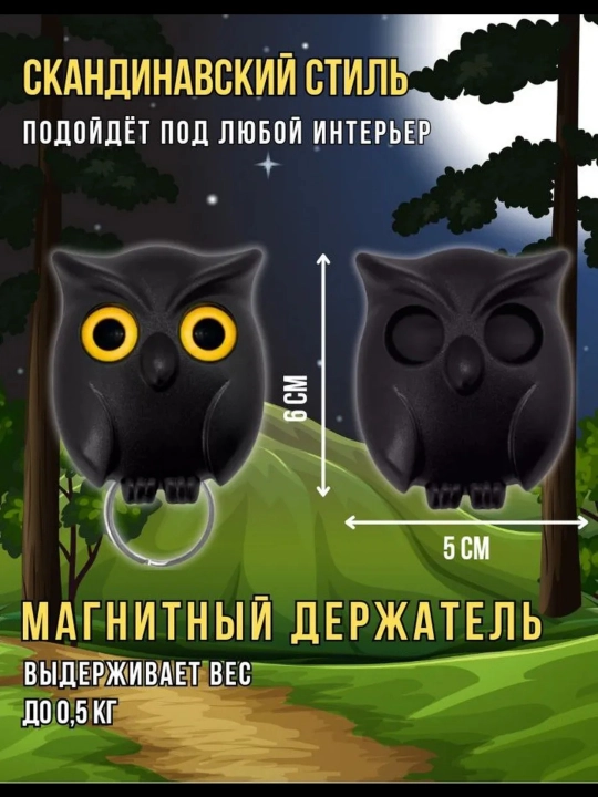 Devorga o'rnatilgan kalit ushlagich, magnit boyo'g'li