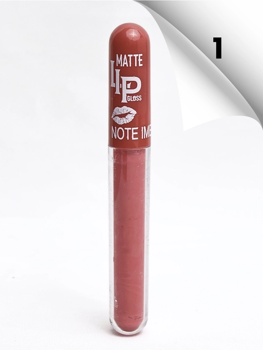 Suyuq mat lab bo‘yog‘i, soyali, ipakdek mat farg‘onasi bilan Matte Lip Gloss