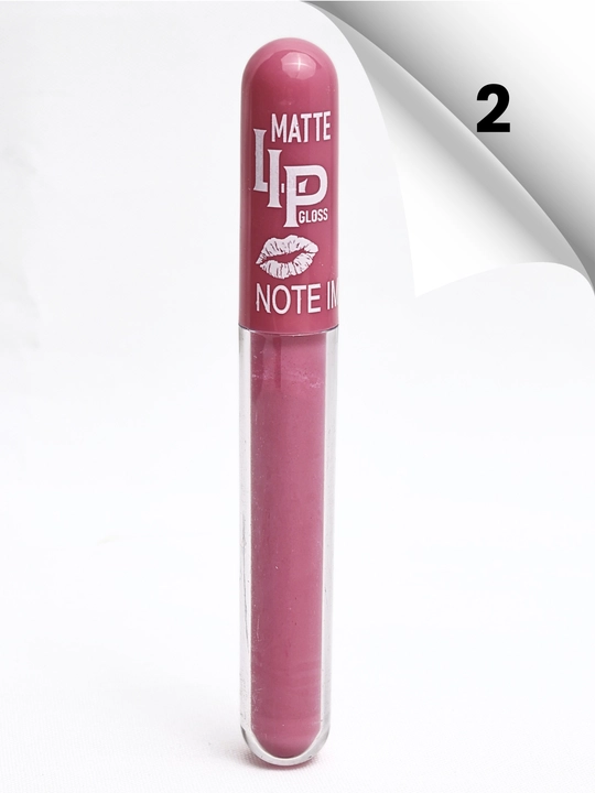 Suyuq mat lab bo‘yog‘i, soyali, ipakdek mat farg‘onasi bilan Matte Lip Gloss