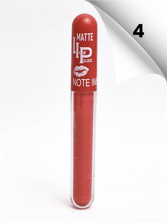 Suyuq mat lab bo‘yog‘i, soyali, ipakdek mat farg‘onasi bilan Matte Lip Gloss