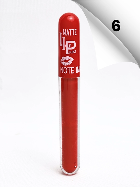 Suyuq mat lab bo‘yog‘i, soyali, ipakdek mat farg‘onasi bilan Matte Lip Gloss