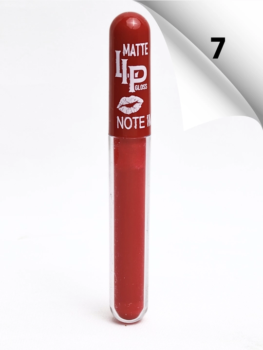 Suyuq mat lab bo‘yog‘i, soyali, ipakdek mat farg‘onasi bilan Matte Lip Gloss