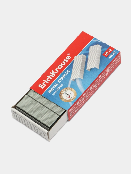 Stepler o'qlari №10 ErichKrause, quti, 1000 dona, 1188 q0000053179