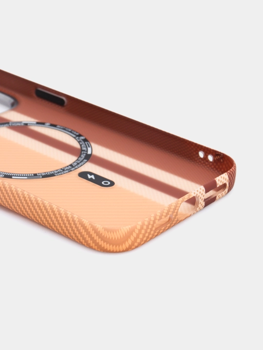 IPhone 13, 14, 15, 16 Pro, Pro Max uchun Magsafe karbon g'iloflar