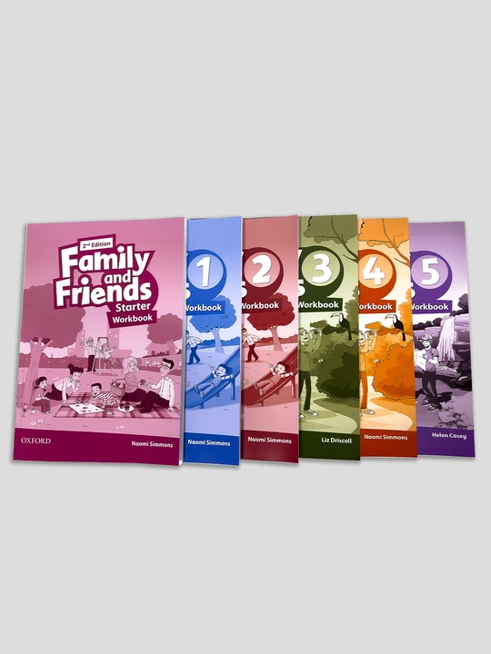 Family and Friends starter 1, 2, 3, 4, 5 части, формат A4