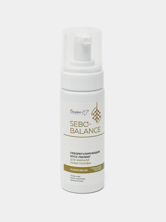 Yog'li bosh terisi uchun mousse peeling SEBO-BALANCE, 150 ml, Белита-М