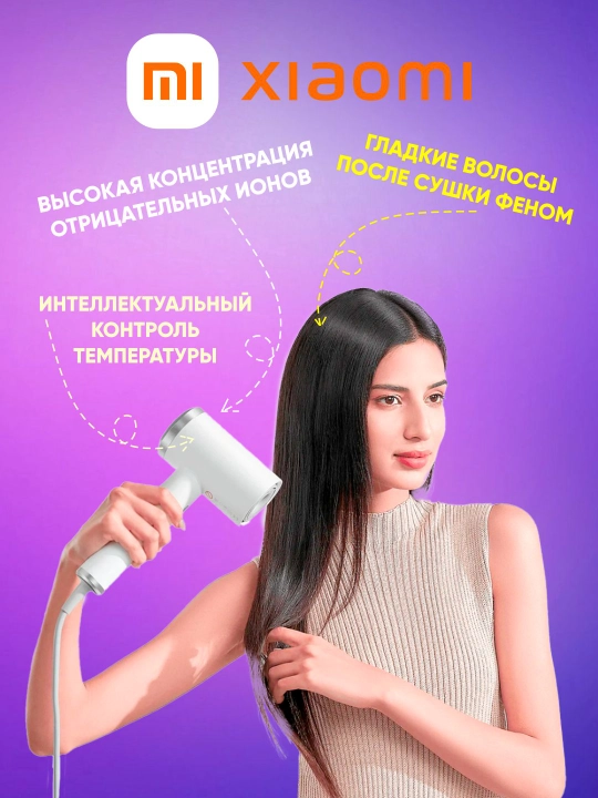 Professional fen Xiaomi High-speed Iсonic Hair Dryer Global EU