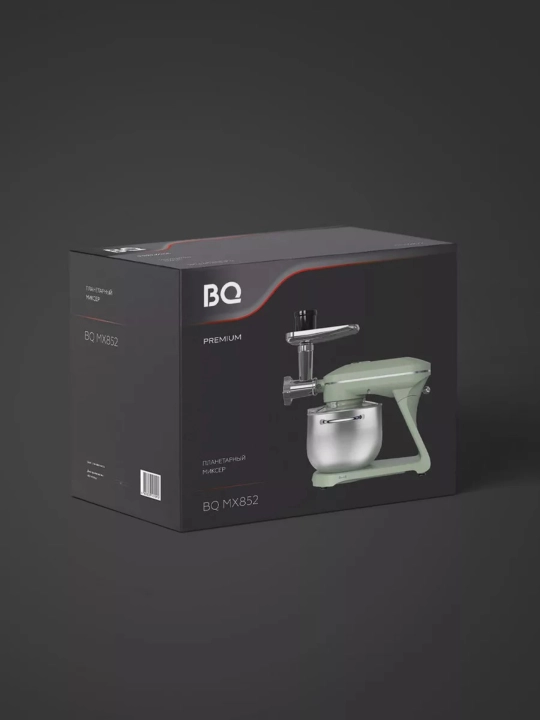 Планетарный миксер,кухонная машина 4 в 1 BQ MX852, мясорубка, мощность 1800 Вт