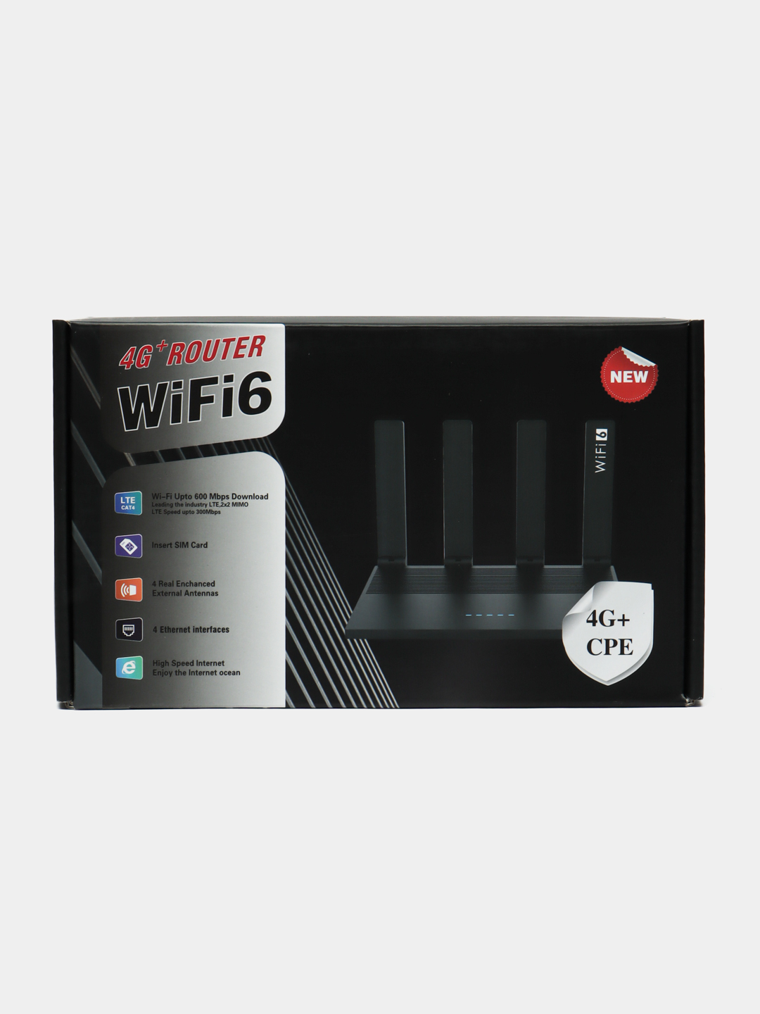 Wi-Fi router CPE, 3G, 4G+, SIM karta bilan ishlidi