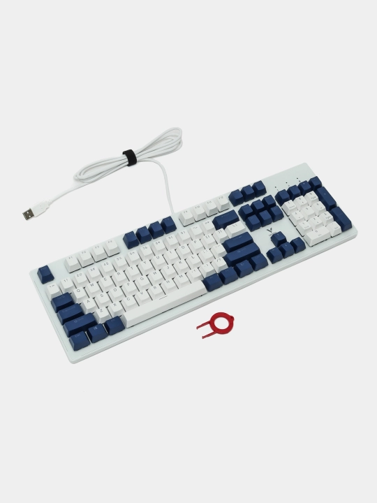 Игровая механическая клавиатура Rapoo с RGB подсветкой, для компьютера, 3х цветов