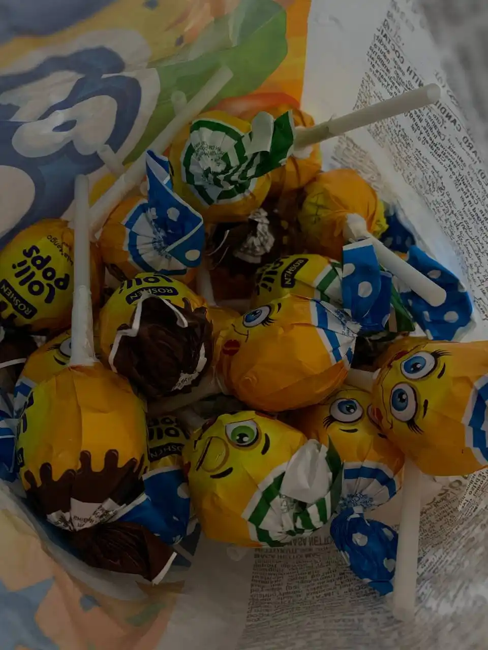 Карамель Roshen LolliPops с коктейльными вкусами, 920 г