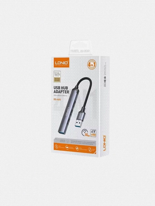 USB Hub 4 usb, type-C usb 5Gbps 4x usb, adapter adapteri, LDNIO