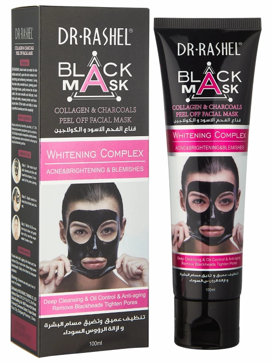 Маска для лица Collagen & Charcoals Peel Off Mask, 100 мл - 