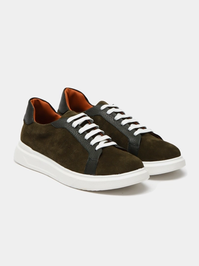 Кроссовки Мужские ZEGNA, из натуральной кожи на весну-лето-осень, 39-43 — MNMACC-ZEGIPLI-ЗЕЛХАКИ-41