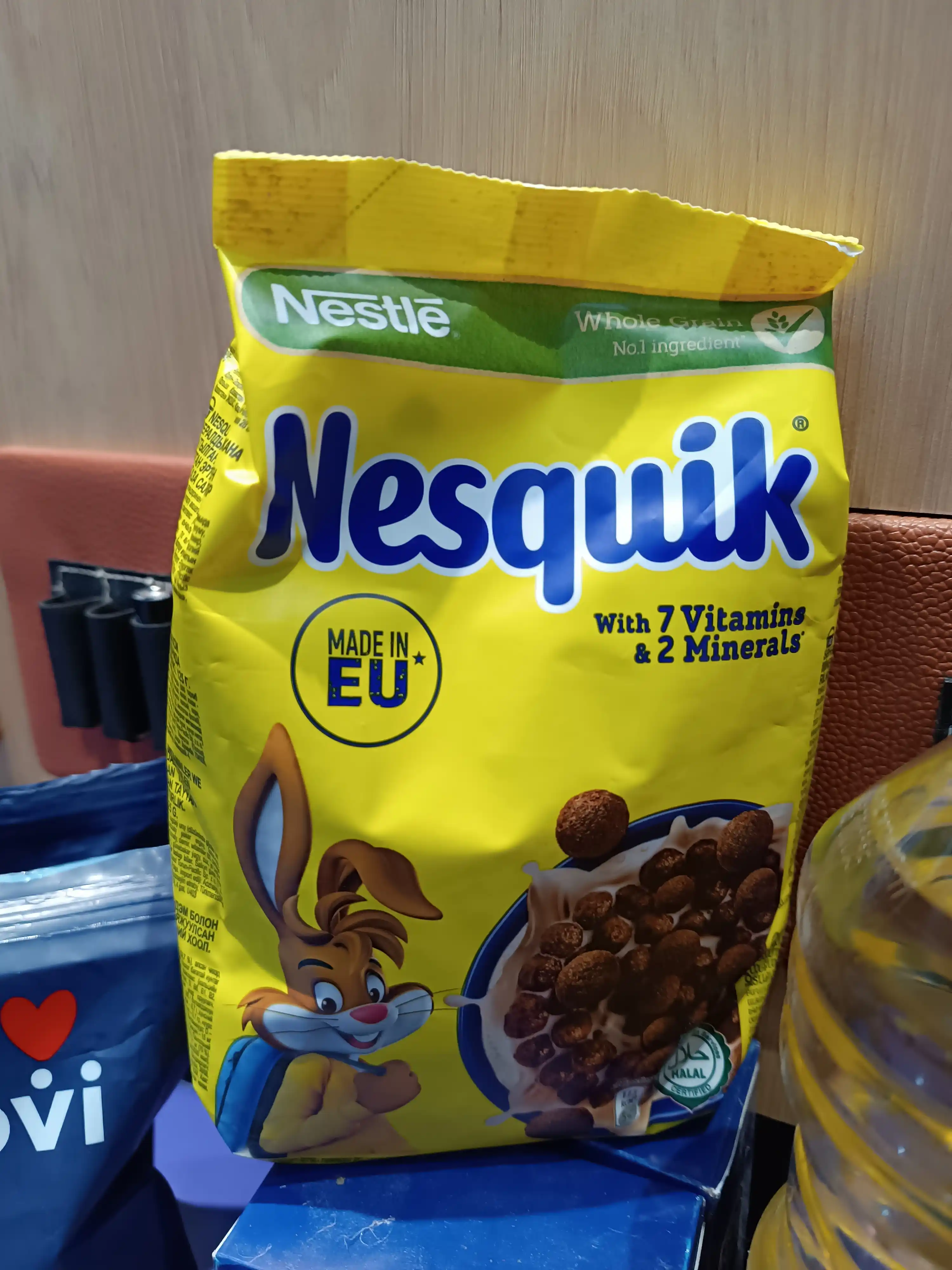 NESQUIK. Tayyor shokoladli nonushta, vitaminlar va minerallar bilan boyitilgan, 125 gr