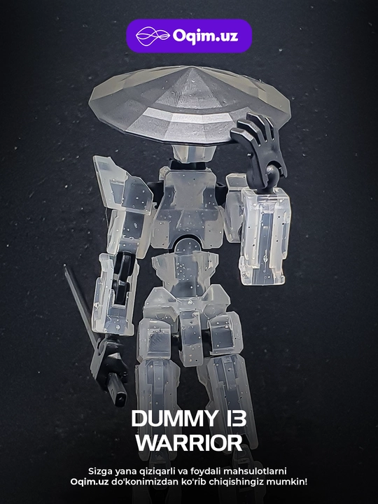 DUMMY 13 warrior, кукла-манекен из 3D деталей, с подвижными соединениями