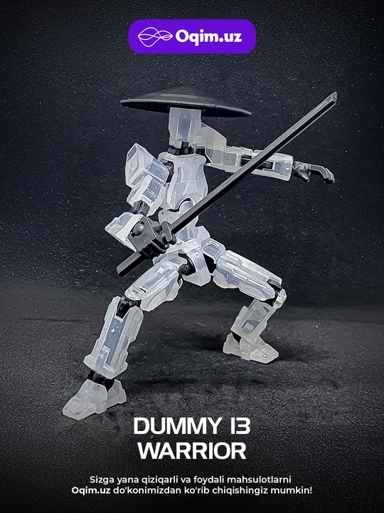 DUMMY 13 warrior, кукла-манекен из 3D деталей, с подвижными соединениями