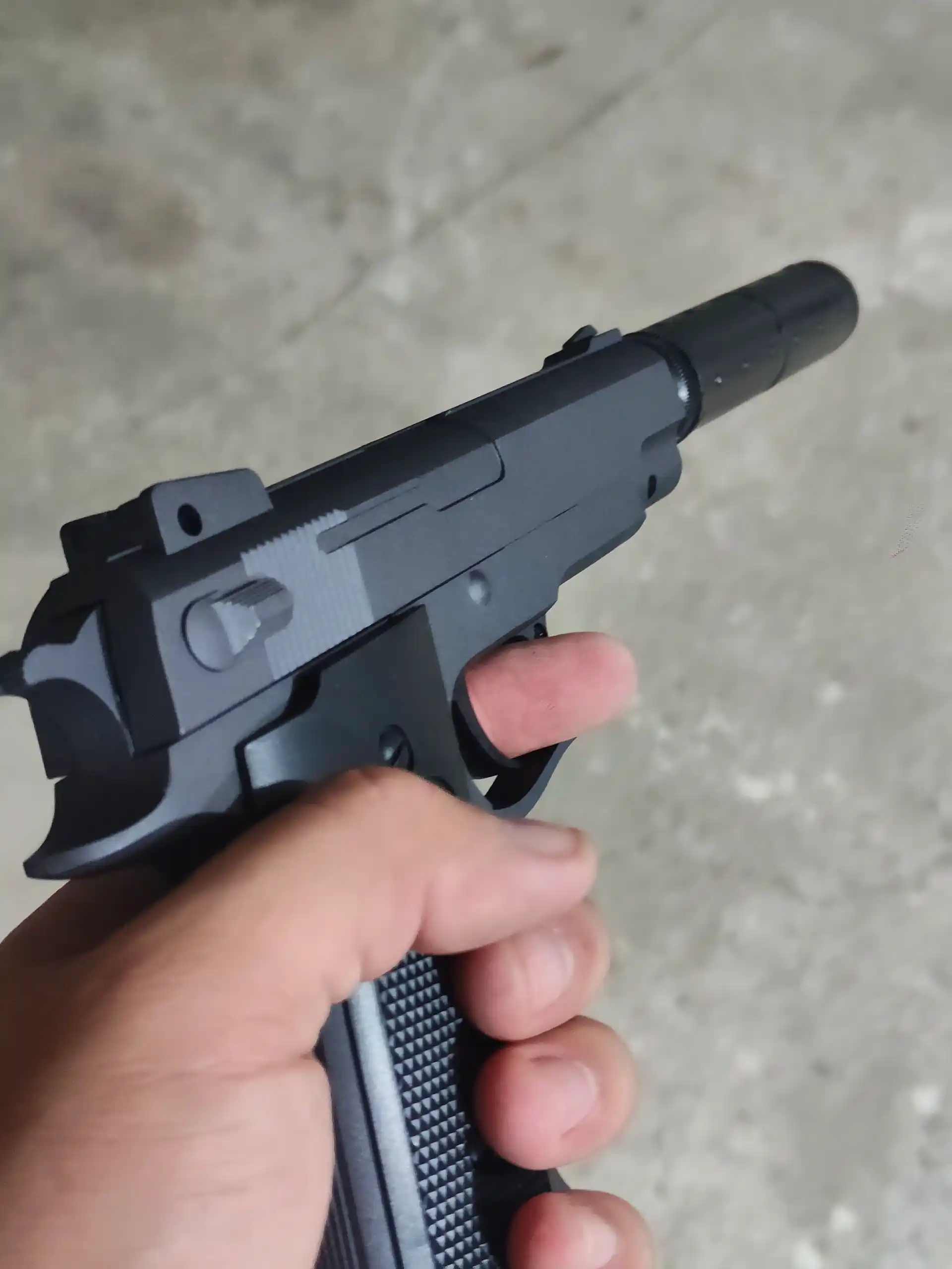 Pistolet pnevmatik, temir miltiq, Desert, straykbol to'pponch+150 dona o'qlar