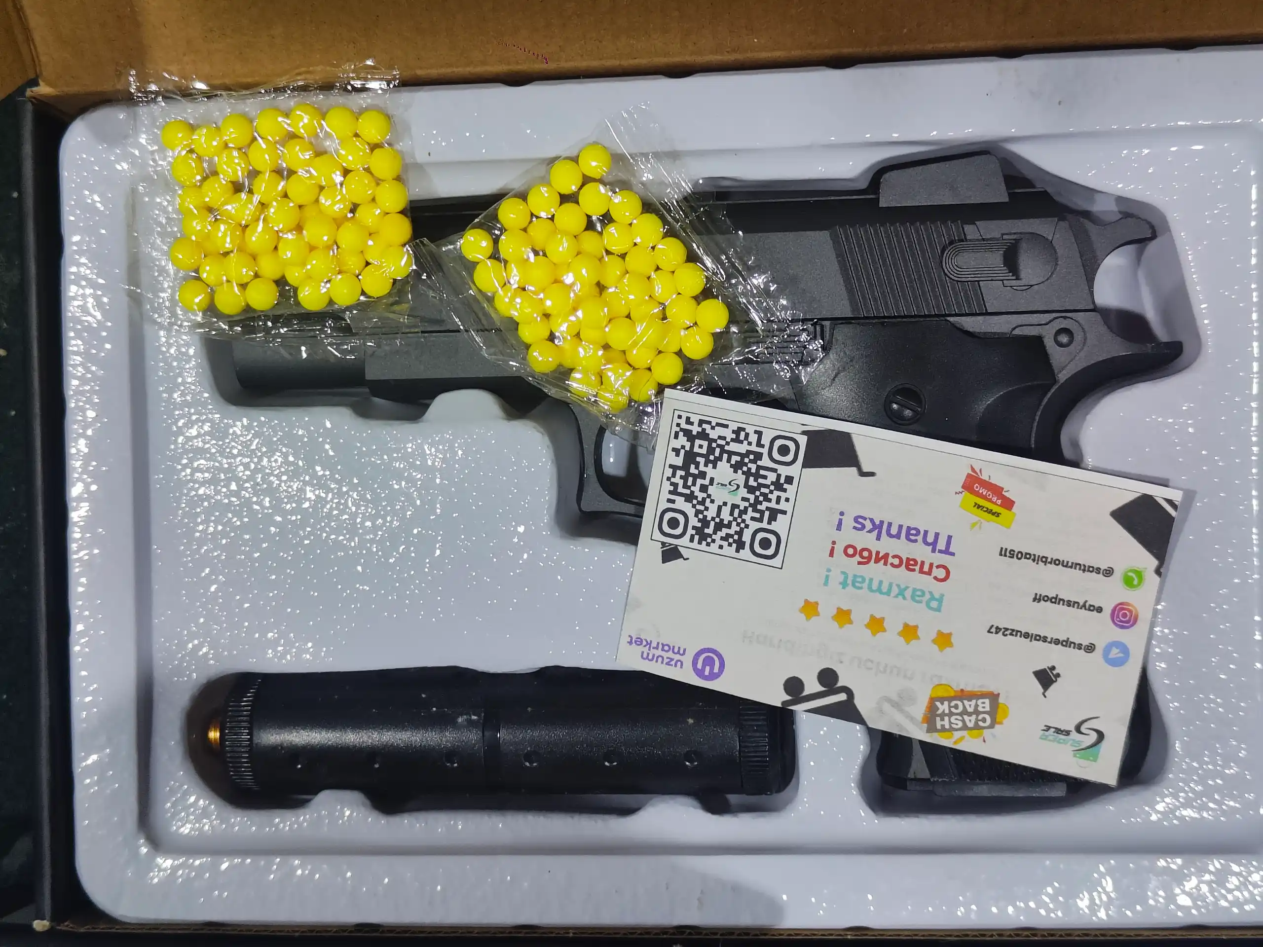 Pistolet pnevmatik, temir miltiq, Desert, straykbol to'pponch+150 dona o'qlar