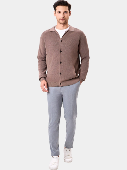 TERRA PRO Erkaklar uchun kardigan, uzunligi kalta AW24CR2-33-20815