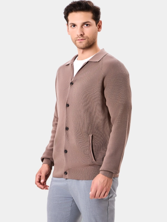 TERRA PRO Erkaklar uchun kardigan, uzunligi kalta AW24CR2-33-20815