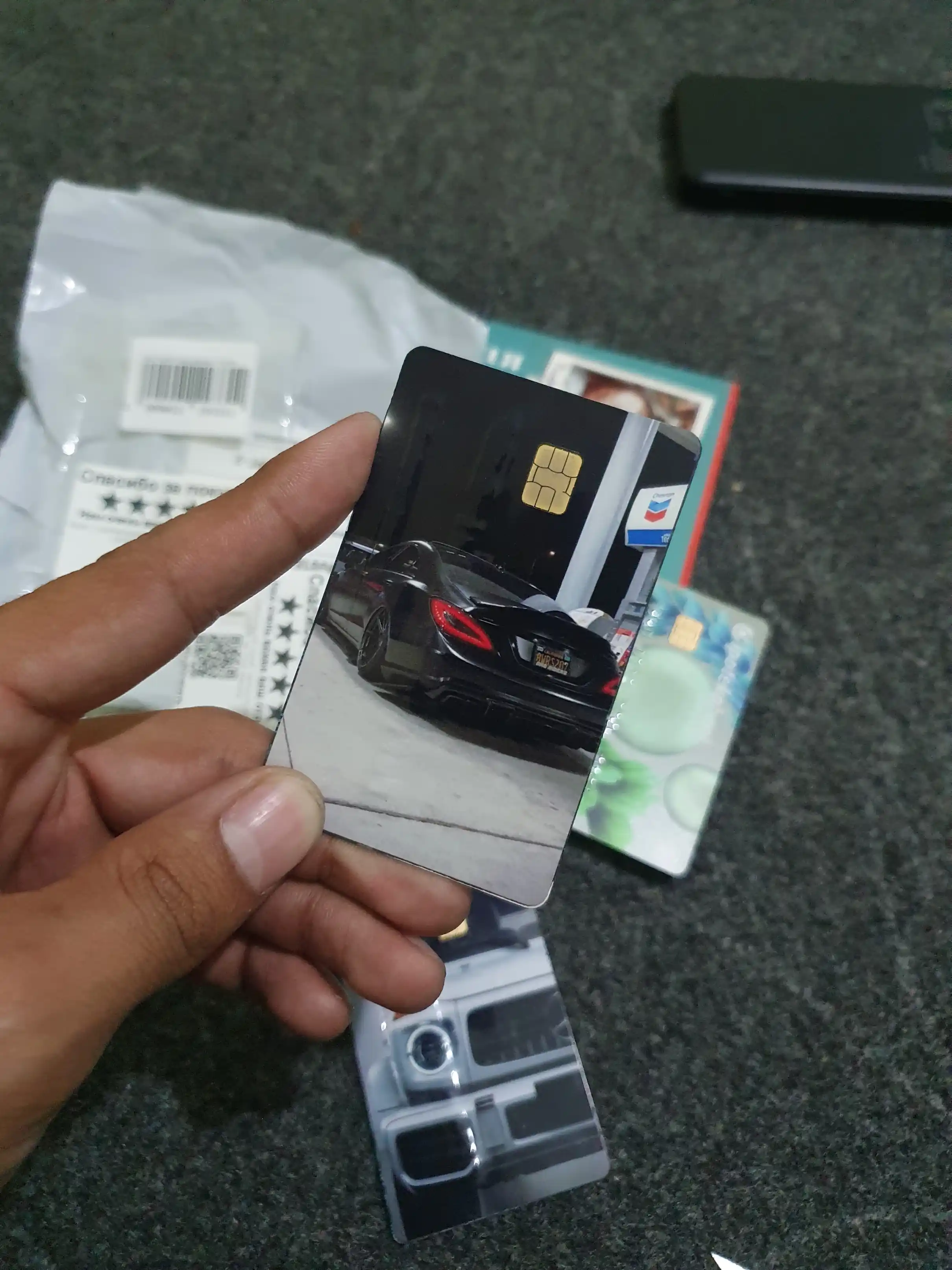 Bank kartasi va chipta stikerlari, Avtomobillar, BMW, Mercedes, Supra, Toyota