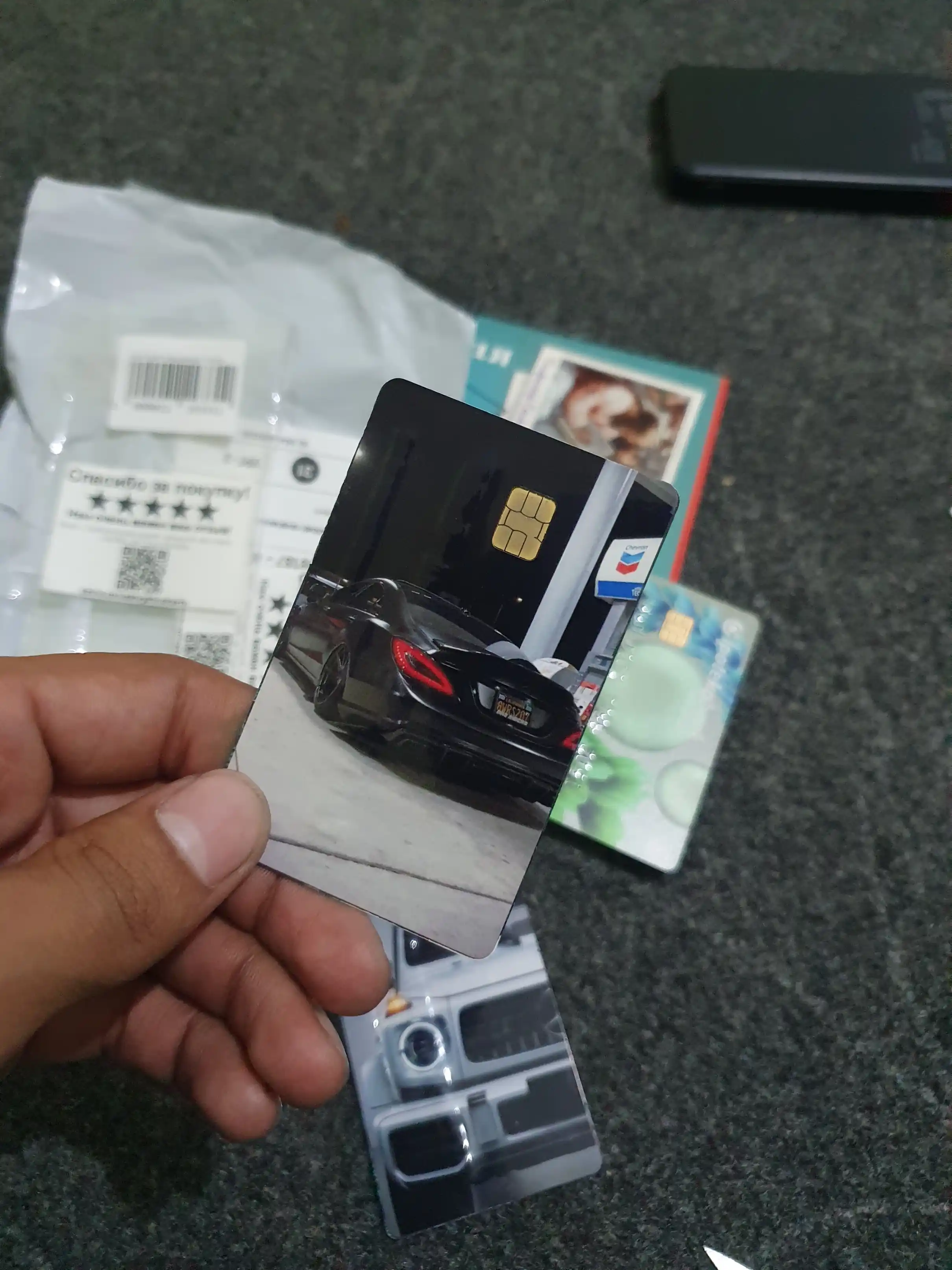Bank kartasi va chipta stikerlari, Avtomobillar, BMW, Mercedes, Supra, Toyota