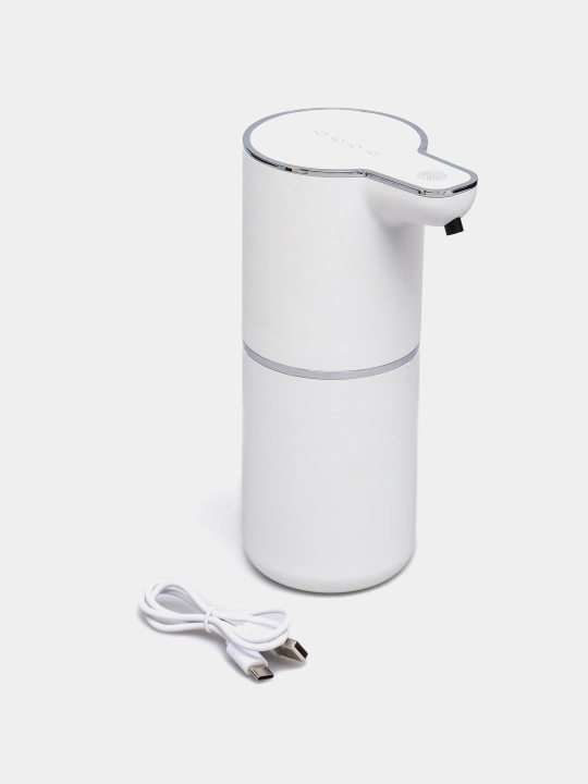 Dozator sensorli avtomatik dispenser suyuq sovun va gel uchun vanna oshxona uchun, 380 ml