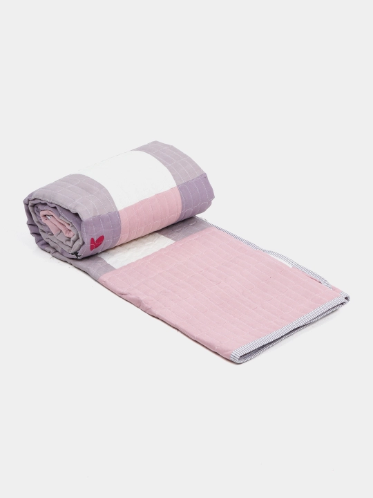 Pled bambuk yotoq uchun naqshli dekorativ bir kishilik